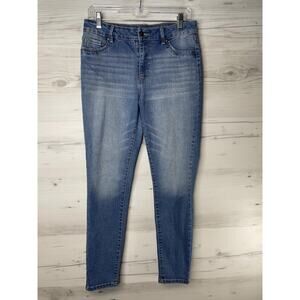 Blue Spice Jeans Womens 11 Stretch Skinny Denim Mid Rise Classic Five Pocket
